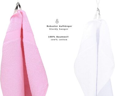 Набір рушників Betz Palermo 12 шт. 100% бавовна (петроль/сірий)