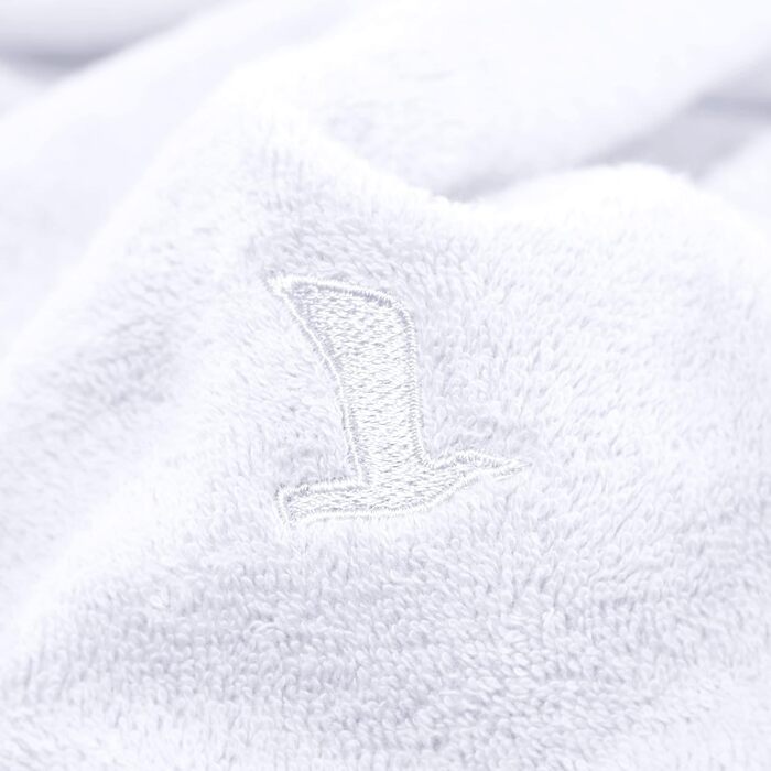 möve Superwuschel Towel Set, 2 Shower Towels 80 x 150 cm & Towels 50 x 100, Made in Germany, 100% Cotton, Snow, 2x50x100cm + 2x80x150cm