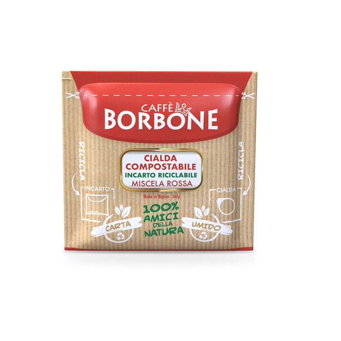 Кавові пади Caffè Borbone Blue Mix, сумісні з ESE системою (44 мм), біорозкладні — 50 шт.
