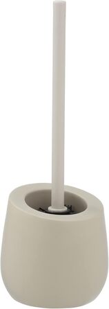 Набір для туалету WENKO Badi: тримач для щітки та очисник обідка, кераміка, бежевий
