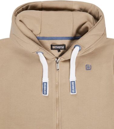 Чоловіча толстовка на блискавці з капюшоном riverso RIVNoah Regular Fit, бежевий (Cobblestone Beige), розмір S