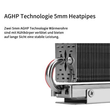 Охолоджувач SSD Thermalright HR10 2280: Радіатор з 2 мідними тепловими трубами, з термопадом, для високої продуктивності