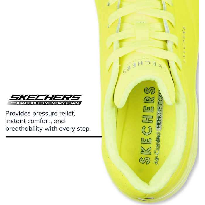 Жіночі кросівки Skechers UNO Night Shades, жовті, 39 EU