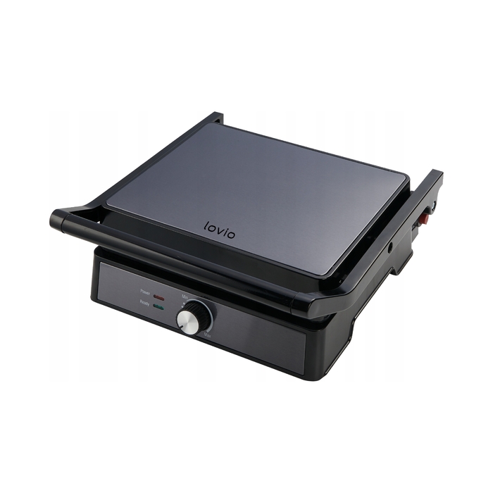 Електричний гриль-тостер для сендвічів та паніні, розкладний, великий, 2000 Вт