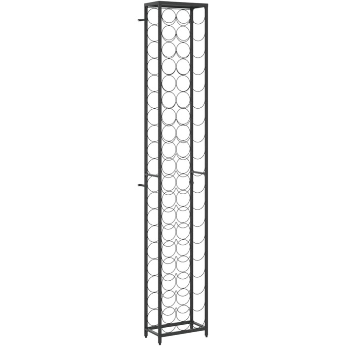 vidaXL Wine Rack 35 Bottles Metal Bottle Rack Bottle Stand Wine Cabinet (34 x 18 x 200 cm)