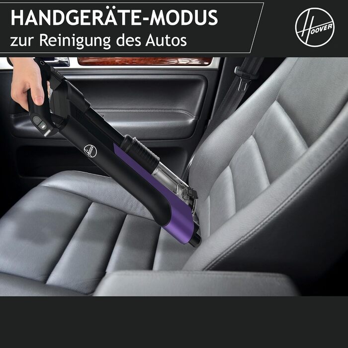 Бездротовий пилосос Hoover HF1 Plus: акумуляторний, з LED-підсвічуванням, HEPA-фільтр, для алергіків, 45 хв роботи