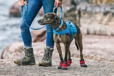 Kurgo Blaze Cross Dog Shoes, For Paw Protection, For Every Season, Waterproof and Reflective, Size XL, Red X-Large