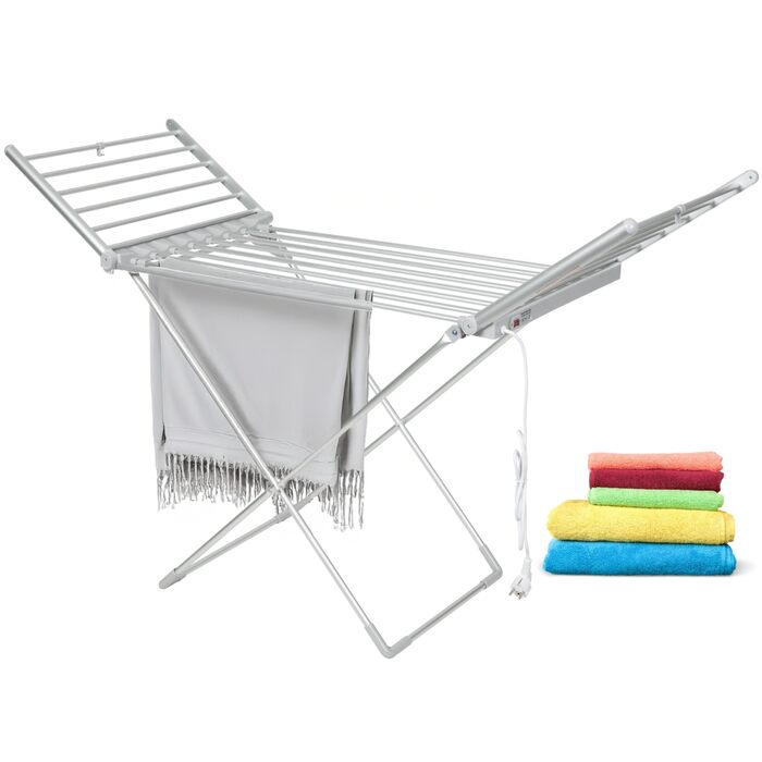 Електрична сушилка для білизни Zilan з підігрівом XXL, сушилка для одягу, стійка для сушіння, сушилка для білизни