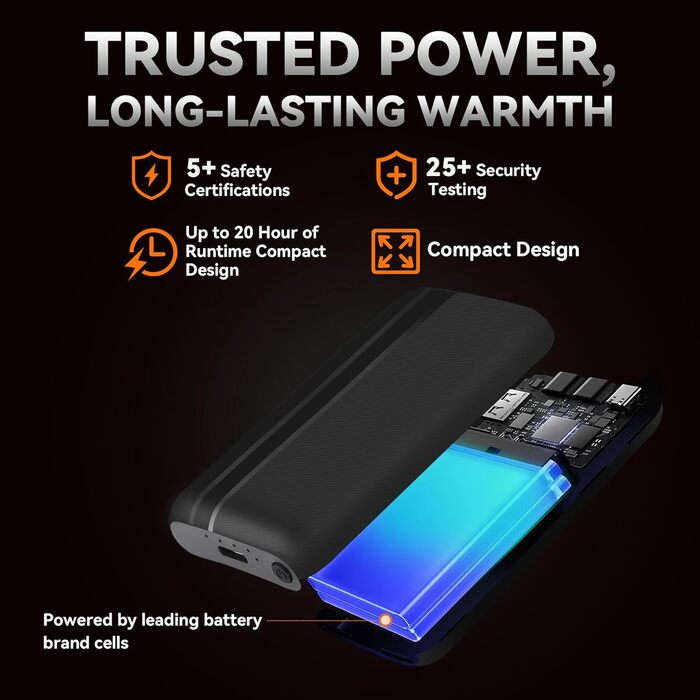 Гріючі шкарпетки для жінок та чоловіків, акумуляторні гріючі шкарпетки з акумулятором 4000mAh, 3 режими нагріву, теплі шкарпетки, підігріваючі шкарпетки для зимових видів спорту на відкритому повітрі, чорні