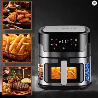 Аерофритюрниця 8л 1800Вт із силіконовою вставкою