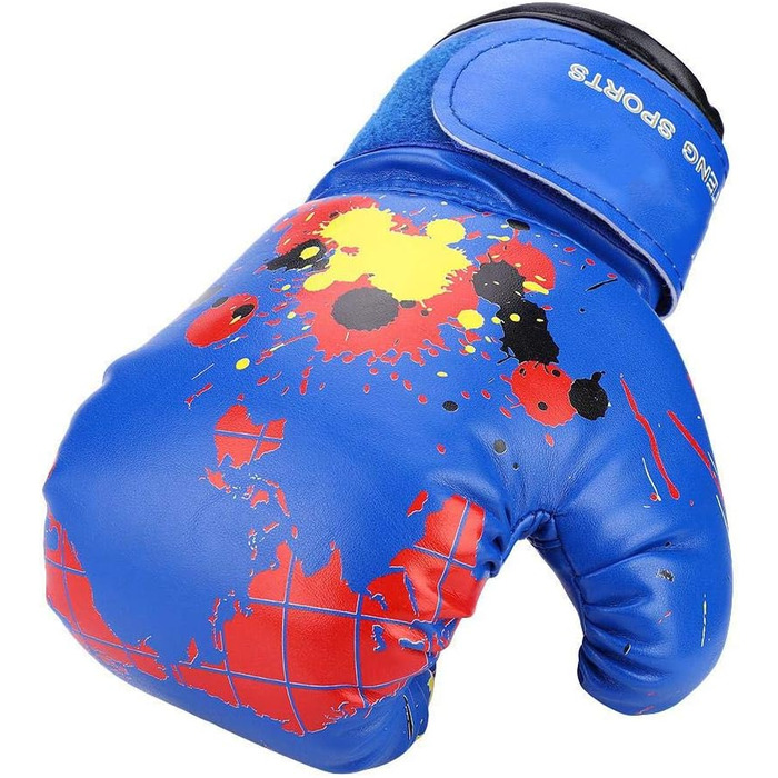 VGEBY1 Children's Boxing Gloves, PU Kids Sparring Punching Training Gloves Fighting Gloves for 2-11 Years Old (Blue) Sports Equipment for Kids