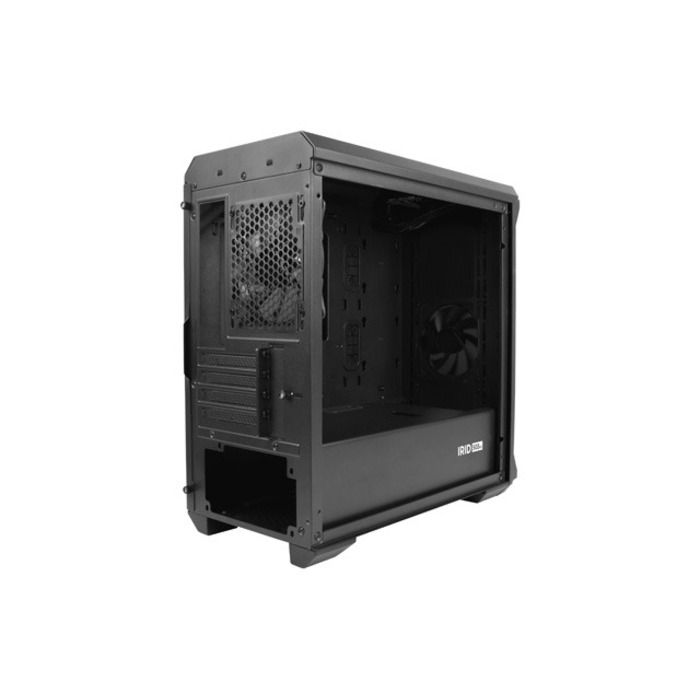 Корпус для ПК Genesis Irid 503 micro ATX, чорний, з вікном