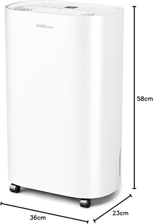 Електричний осушувач повітря Cosi Home - 25 л/добу, з датчиком вологості, таймером, для захисту від вологи та плісняви