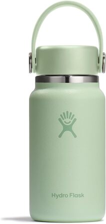 Термос Hydro Flask Micro 200 мл – ізольована міні-пляшка, не протікає, зберігає напої холодними/гарячими до 7 годин, компактний, міцний (Алое)
