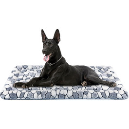 VANKEAN Stivoe Dog Crate Pad, Reversible (Cool & Warm), Soft Pet Sheep Mat Dog Bed for Crate, Suitable for No to XX-Large Dogs and Cats, Machine Washable Crate Beds (XXL)