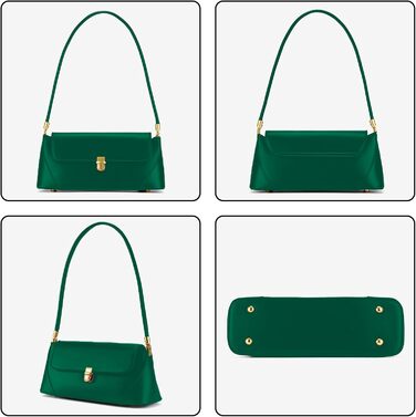 Жіноча сумка-клатч вінтажний стиль, екошкіра, зелений колір. Ретро сумочка з застібкою-пряжкою