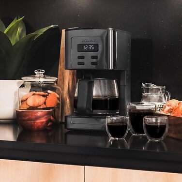 Кавомашина Cecotec Coffee 56 Time: програмування, нержавіюча сталь, LCD, 1.3л, 12 чашок, автовимкнення