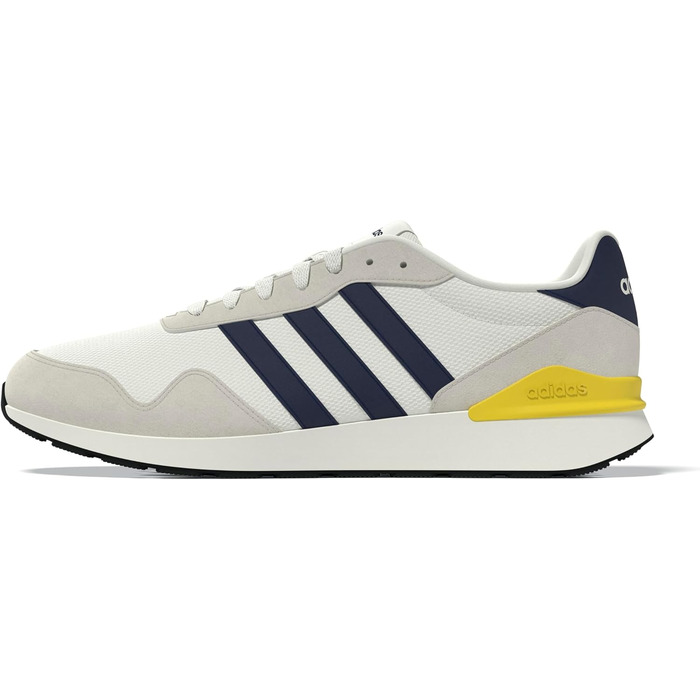 Кросівки Adidas Run 60s 4.0 для чоловіків (45 1/3 EU, білий, темно-синій, off-white)