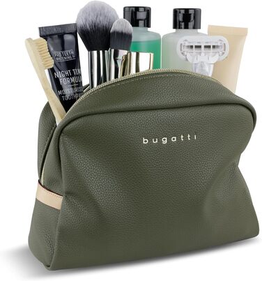 Сумка для косметики Bugatti Ella Olive - туалетна сумочка, органайзер для подорожей