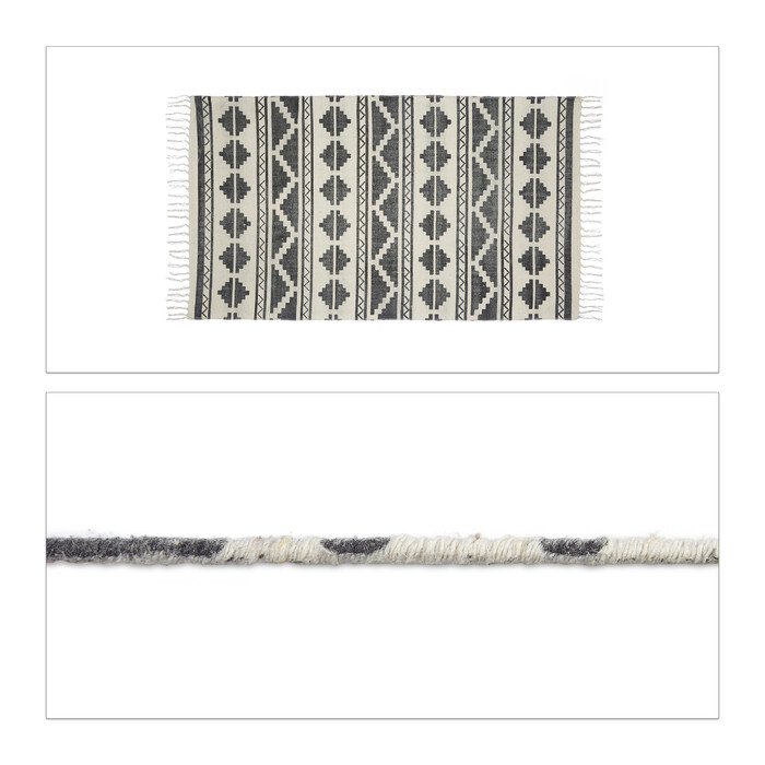 Relaxdays Patterned Runner Rugs in 2 Sizes