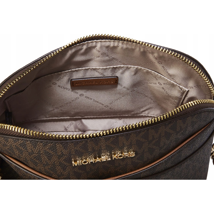 Сумка-кросбоді Michael Kors з екошкіри, коричнева