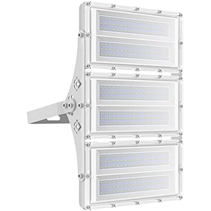 Viugreum Upgrade 300W LED Floodlight 24000LM Floodlight Outdoor IP65 Outdoor Floodlight 6500K Floodlight Cold White Spotlight Outdoor Floodlight Floodlight with 50cm Cable for Backyard Driveway Garage Hallway