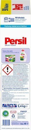 Пральний порошок Persil Color Tiefenrein для кольорових речей, гігієнічна свіжість, 90 прань