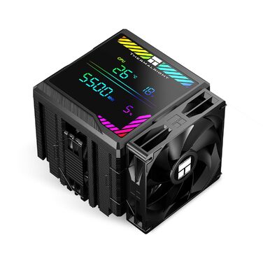 Thermalright Peerless Assassin 140 Digital Black - Кулер для CPU з 6 теплотрубками, для AM4/AM5 та Intel lga1700/1851/1200/2011