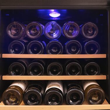Cecotec Bolero GrandSommelier 36000 Wine Cooler - 95 Liter, Compressor, Touch Control, LED, Black - 36 Bottles