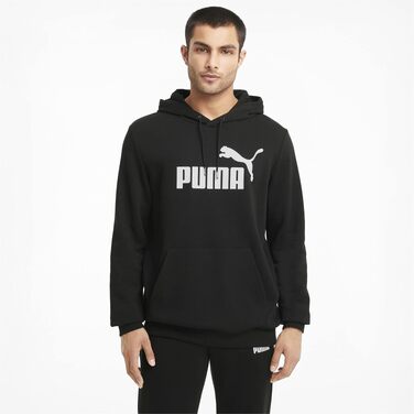 Чоловіча толстовка-худі Puma ESS No. 1 Logo Hoodie TR чорного кольору, розмір XXL