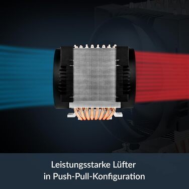 ARCTIC Freezer 4U-M (Rev. 2) - Кулер для серверних процесорів AMD та Intel, 2 x 120 мм вентилятори, 400–2300 rpm, Rack Fan
