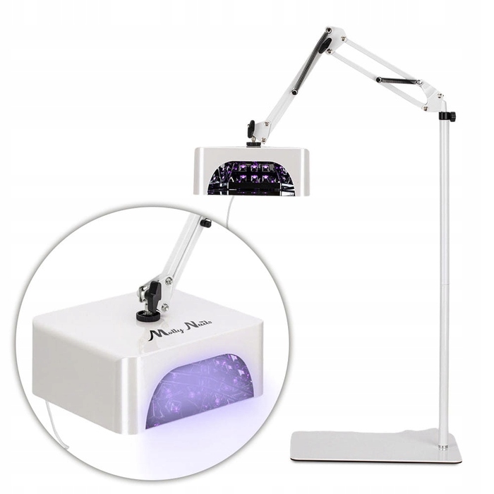 LED+UV лампа Molly Nails V10 36 Вт, біла