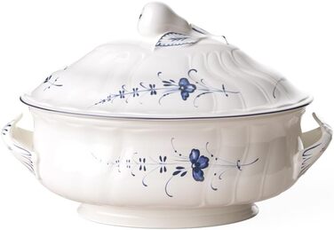 Терін Villeroy & Boch Vieux Luxembourg, преміум порцеляна, білий/синій