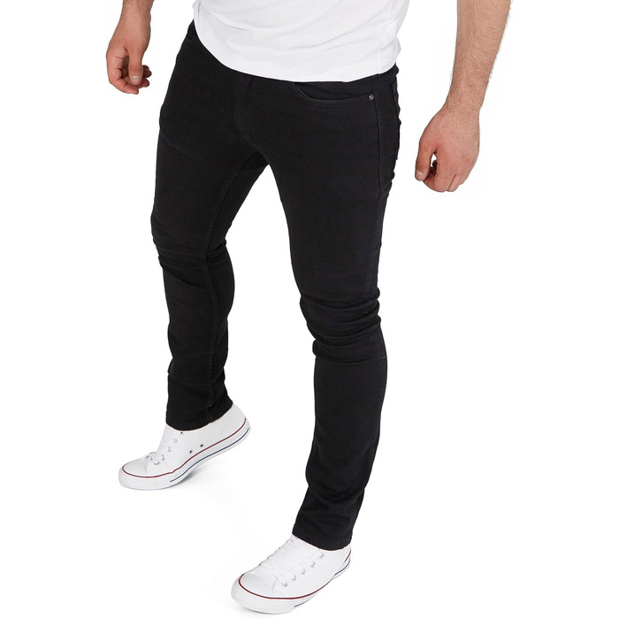 Чоловічі джинси WOTEGA Justin Slim-Fit (31W/30L, Чорний)