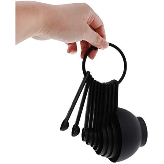 Measuring cups, cookie scoops, scale, handle, kitchen, cooking utensils, accurate measurement, 10 pieces