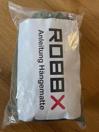 Гамак дорожній ROBBX® для двох осіб з москітною сіткою, 300 кг, червоний 290x140 см + комплект кріплень