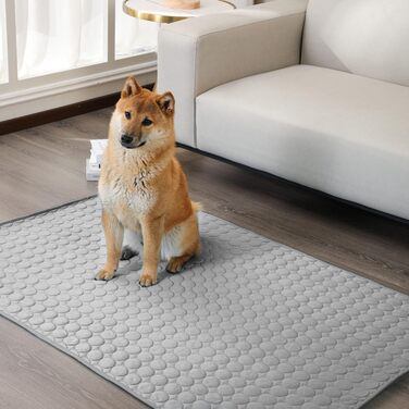 Килимок охолоджуючий для собак YXHZVON, 150 x 100 см, 2XL, сірий. Охолоджуючий килимок для собак, миючий, для дому, машини, в дорогу