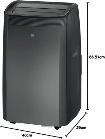 Кліматична установка TCL TAC-09CPB/NZB 9000 BTU (2,6 кВт) 3-в-1: охолодження, вентиляція, осушування. Тиха, з таймером, пульт, для дому та офісу. Чорний колір.