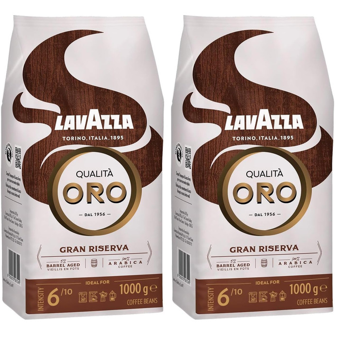 Кава в зернах Lavazza Crema e Gusto, суміш арабіки та робусти, темне обсмажування, інтенсивність 7/10, 1 кг