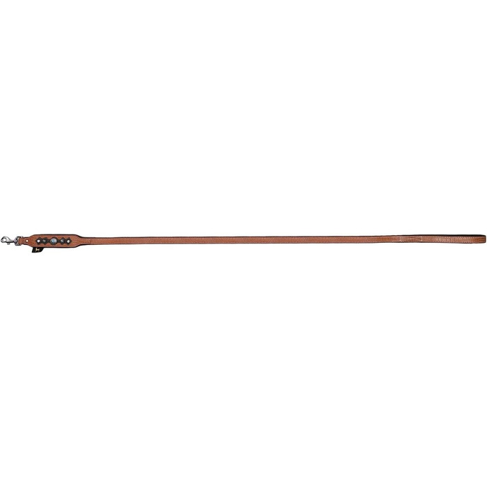 MICHUR Lakota Dog Lead, Leather, Flat Lead, Leather Lead Dog, MATCHES Lakota Collar, Brown, Leather Size (approx.) 150x2.5cm