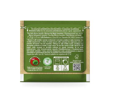 Кавові пади Caffè Borbone Blue Blend (декаф), сумісні з ESE системою, 44 мм, 50 шт, біорозкладні