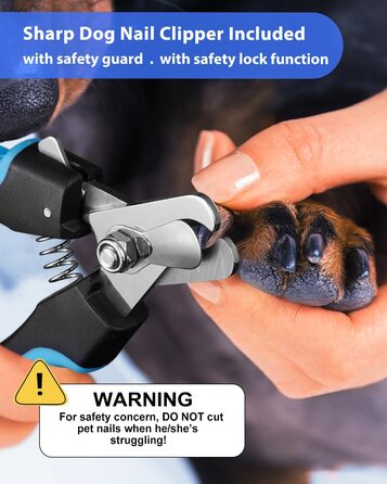 Електричний точилка для кігтів собак YABIFE - тиха, 3 швидкості, для маленьких та великих собак та котів