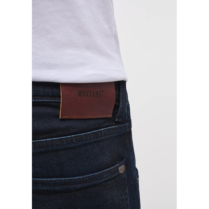 Джинси чоловічі MUSTANG Michigan Straight, темно-сині (31W/32L, 983)