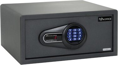 Сейф офісний Tresor COMPACT III, сталевий, чорний, 20x31x20 см, електронний замок, об'єм 25.5 л