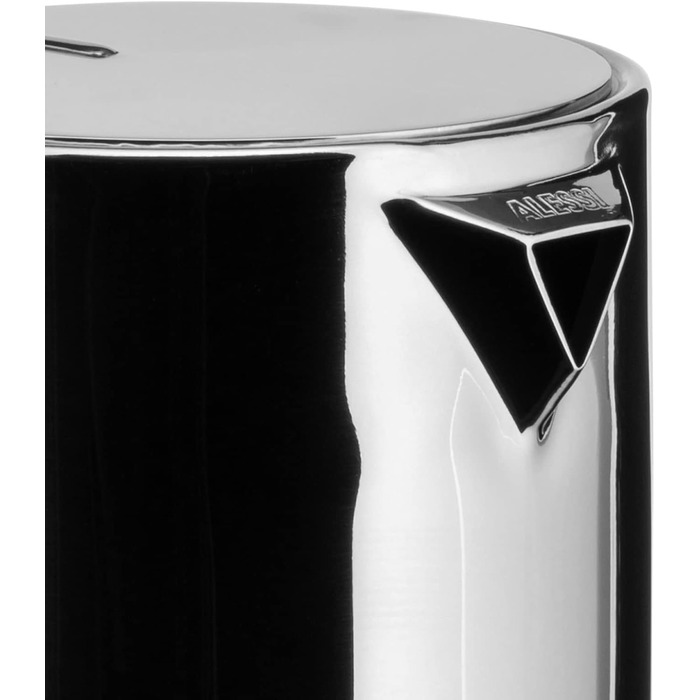 Alessi 9090/6 Espresso Machine, 6 Cups, for Induction, Stainless Steel, Silver, 15.5 x 13.5 x 27 cm, 15.5 x 13.5 x 27 cm, Single