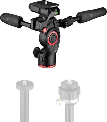 Карбоновий штатив Manfrotto Befree Live Carbon з відео-головкою та сумкою, для DSLR та бездзеркальних камер, навантаження 4кг