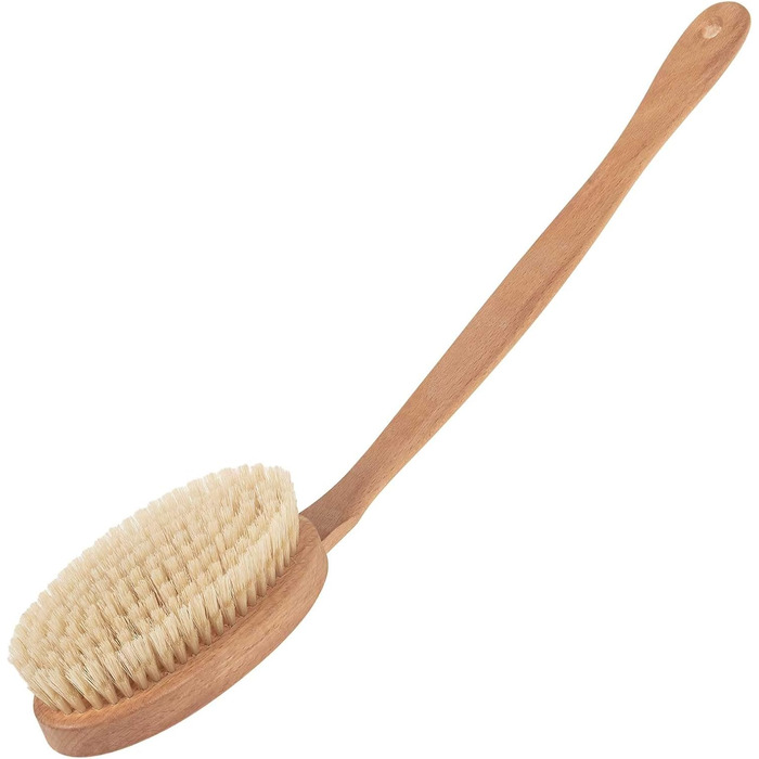 SIDCO XXL Back Brush, Sauna Brush, Soft Bristles, Massage Brush for Seniors