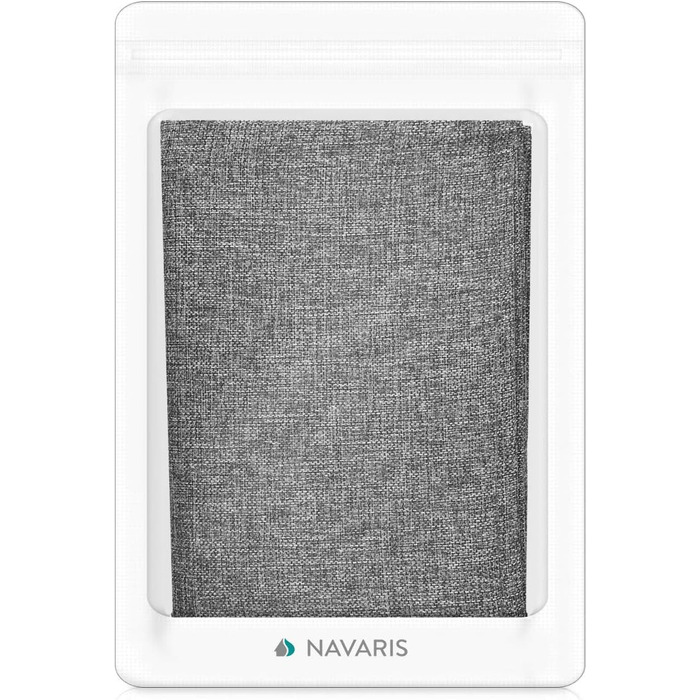 Navaris Cat Scratch Mat Scratch Protection Sofa - with 2 compartments - 128 x 45 cm Sisal Scratch Rug for Cat - Couch Cat Scratch Mat - also for Dogs (Light Grey - White)