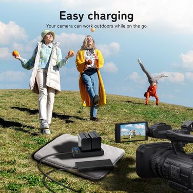 Акумулятор Sony NP-F970 8800mAh (2 шт.) + USB зарядний пристрій для NP-F960/950/930/550/570/750 для відеокамер, моніторів, світла