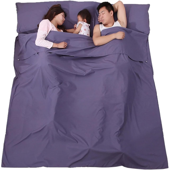 GIJMZY Sleeping Bag Liner Lightweight Sleeping Bag Liner Sleeping Bag Outdoor Camping Hotel Travel Sheet